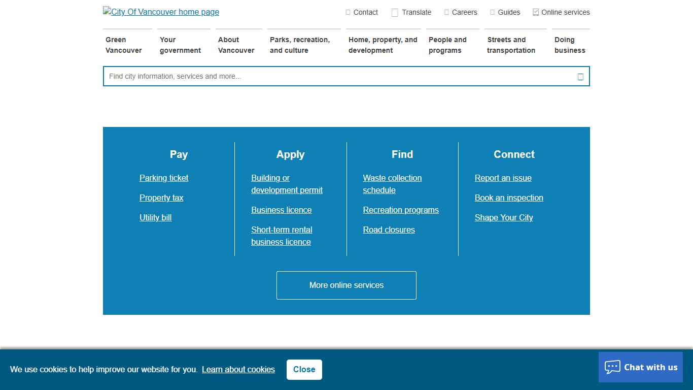 Home City of Vancouver